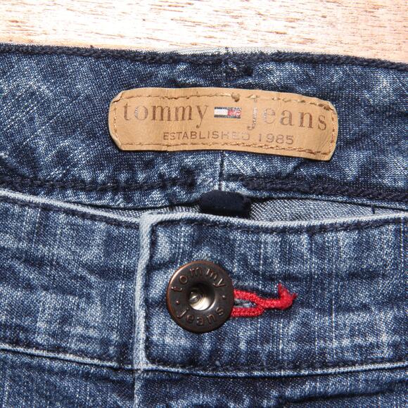 Vintage Tommy Jeans Cargo Jeans Size 5 Y2K Medium wash - Picture 7 of 9